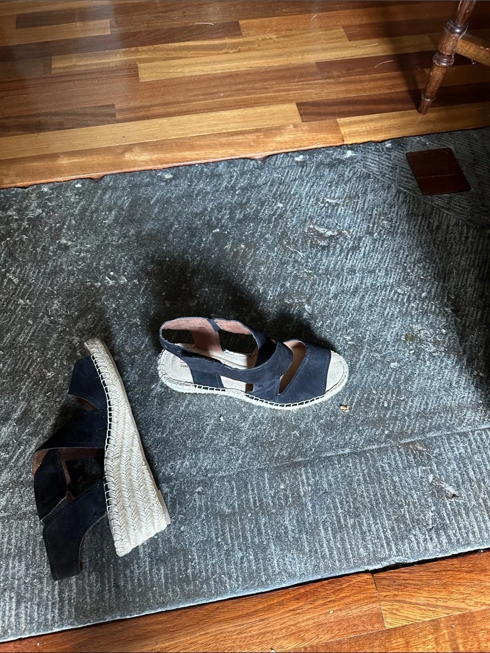 Rockport Black Strappy Espadrille Sandals - Picture 4 of 4